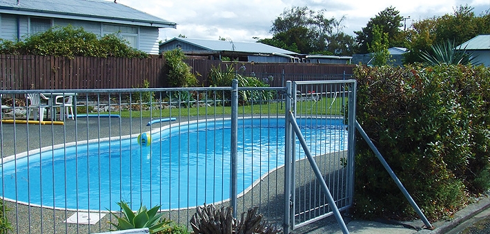 large swimming pool available for guests